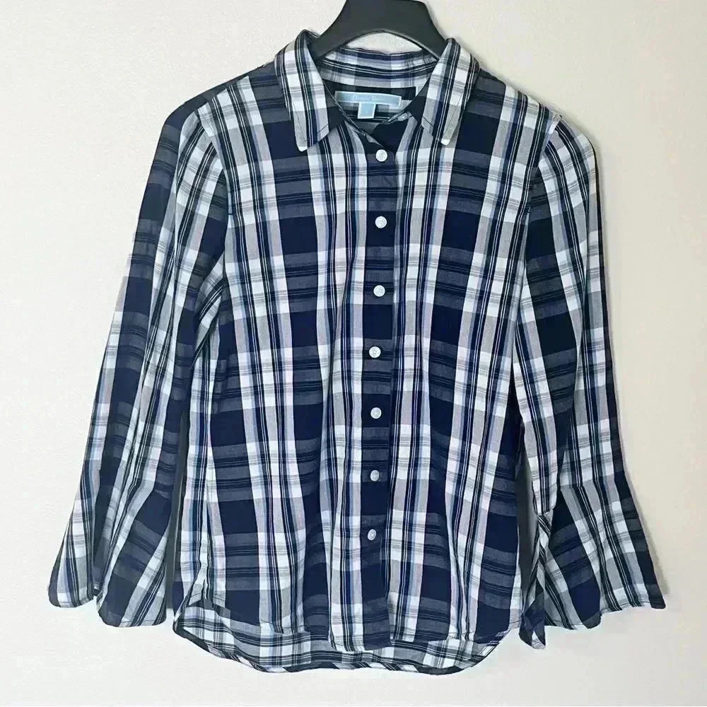Draper James Bell Sleeve Button Down